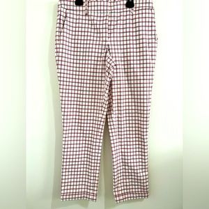 Hilfiger plaid cuffed dress pants. Size 4.